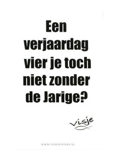 Kaart visje een verjaardag...