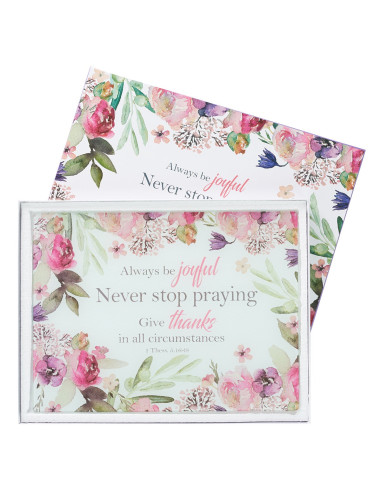 Always be joyful - 40 x 30 cm