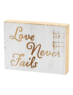 Love never fails