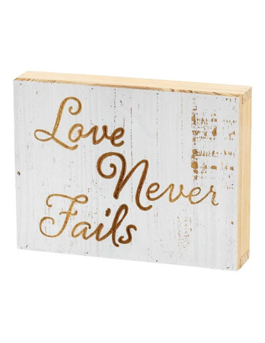 Love never fails