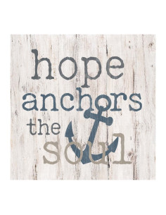 Hope anchors the soul