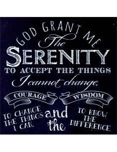 God grant me serenity - Chalk