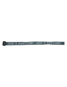 God is Awesome - Forest green