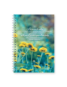 Wire o hard journal flowers