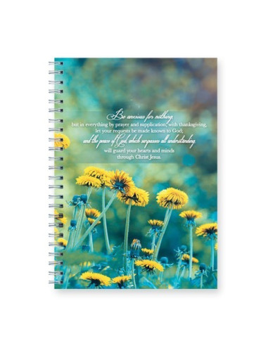 Wire o hard journal flowers