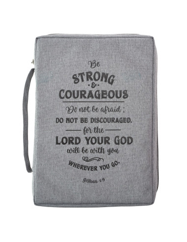 Be strong and courageous - Poly-Canvas