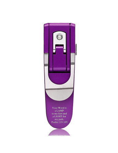 Your word is a lamp - Purple colored