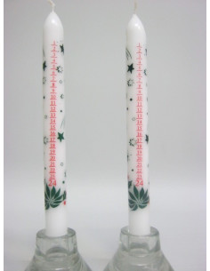 Advent kaars met nummers -...