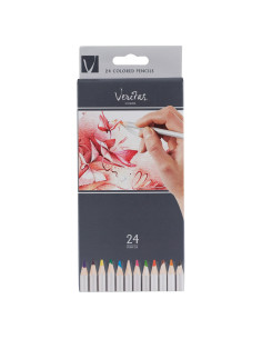 Set of 24 pencils incl....
