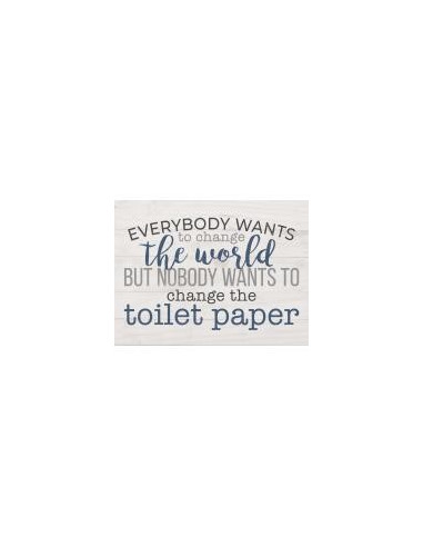 Everybody wants to change the world