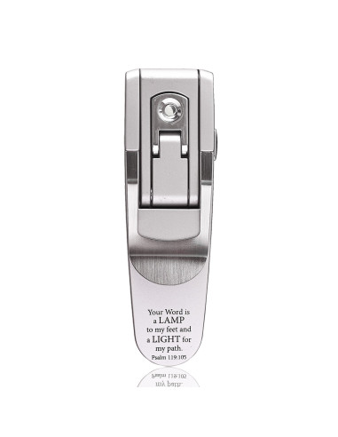 Your word is a lamp - Silver colored