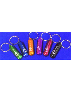 Keyring with vial -...