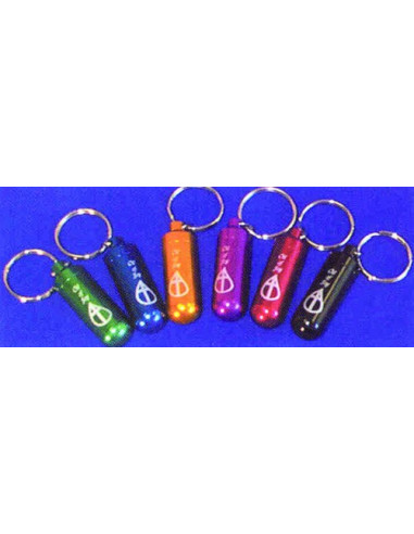 Keyring with vial - Assorted Colors