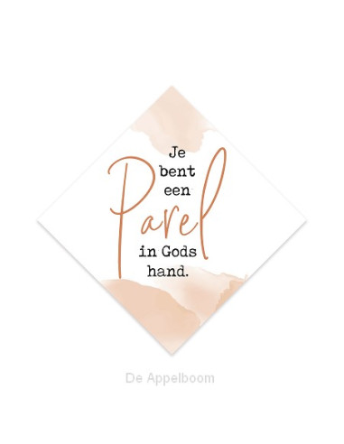 Kaart Je bent een parel