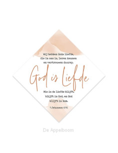 Kaart God is liefde