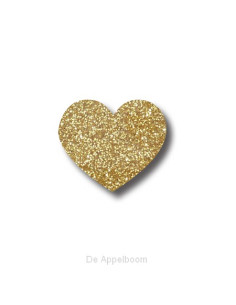 Accesoires goud hartje
