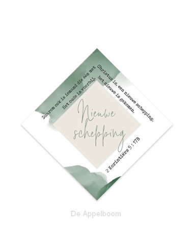 Kaart Nieuwe schepping