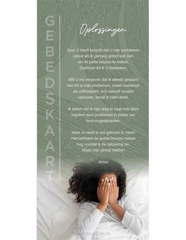 Gebedskaart Oplossingen