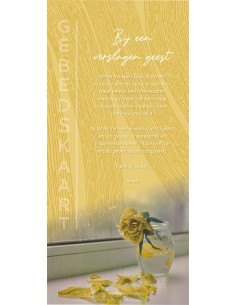 Gebedskaart Bij een...