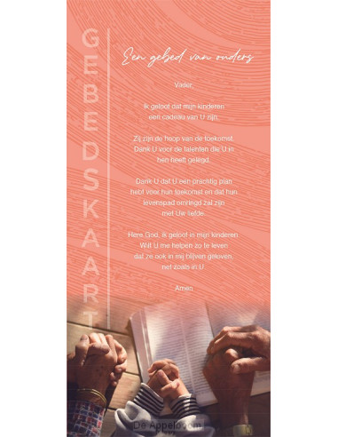 Gebedskaart Een gebed van ouders