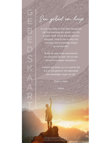 Gebedskaart Een gebed van hoop