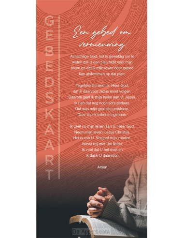 Gebedskaart Vernieuwing