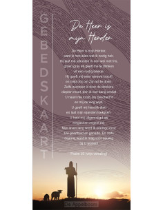 Gebedskaart De Heer is mijn...