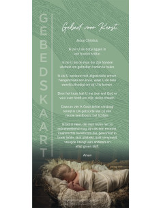 Gebedskaart Gebed voor Kerst