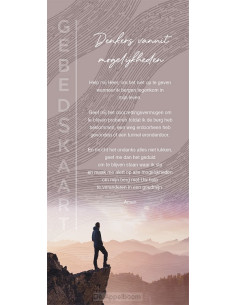 Gebedskaart Denkers vanuit...