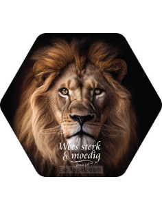 Sterk en moedig Leeuw