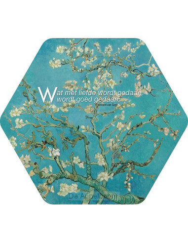 Wat met liefde  Van Gogh 15 cm