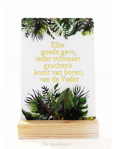 Elke goede gave komt van boven