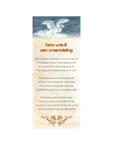 Bladwijzer eens was ik een vreemdeling Bladwijzer eens was ik een vreemdeling