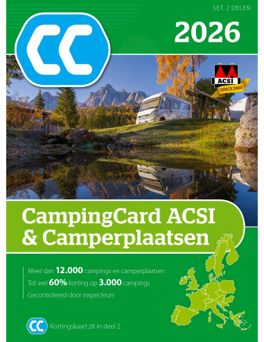 CampingCard ACSI & Camperplaatsen 2026