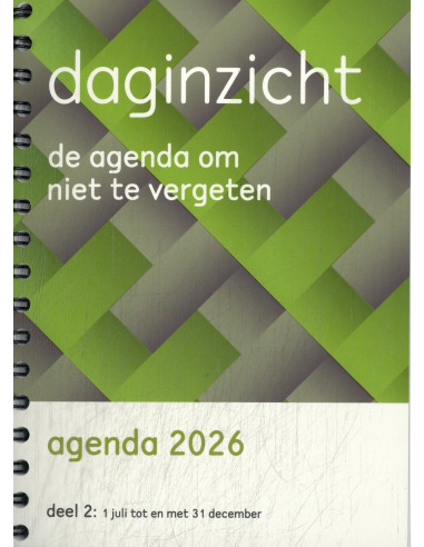 Daginzicht agenda 2026 / 2 1 juli tot en