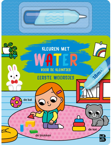 Kleuren met water voor de kleintjes: Eer