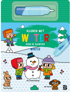 Kleuren met water voor de...