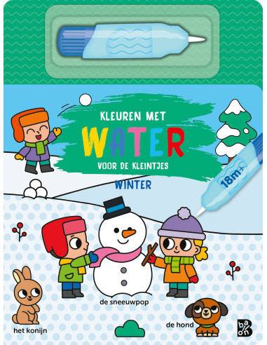 Kleuren met water voor de kleintjes: Win