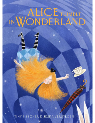 Alice tuimelt in Wonderland