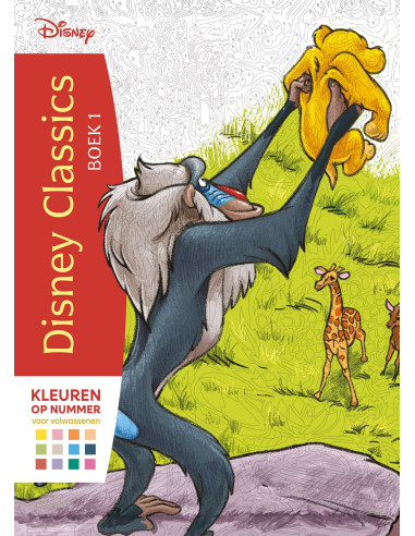 Disney Classics boek 1 - Kleuren op numm