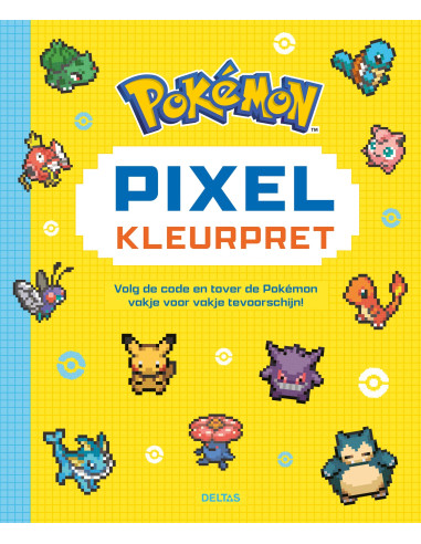 Pokémon pixel kleurpret