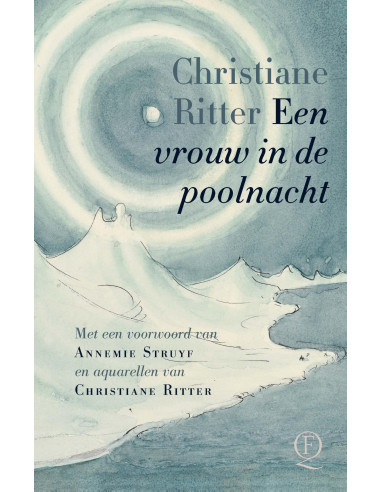 Een vrouw in de poolnacht
