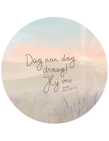 Cirkel Dag aan dag draagt Hij ons