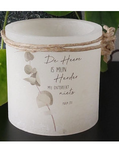 Windlicht S  Groot is uw trouw