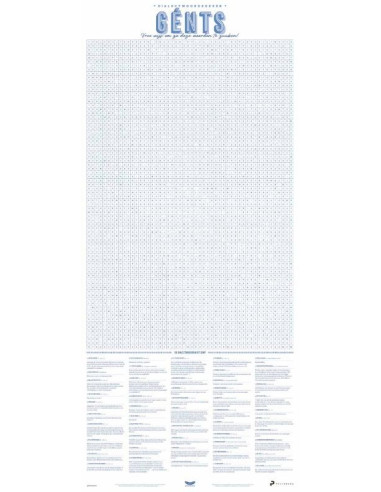 Dialectposter: GENTS