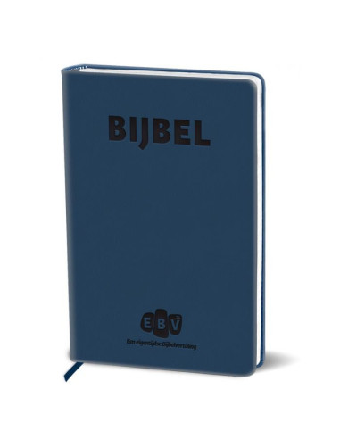 EBV24 - Luxe blauw bijbel