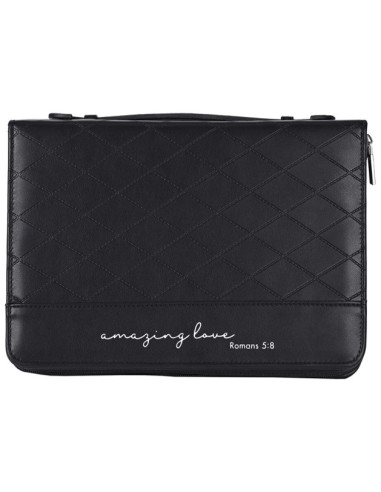 Biblecover quilted Large Black Amazing L Biblecover quilted Large Black Amazing L