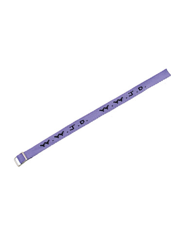 W w j d armbandje geweven Lila W w j d armbandje geweven Lila
