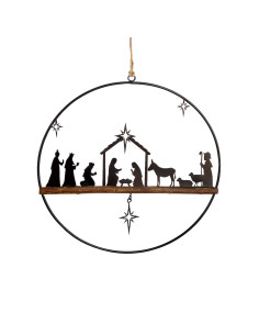 Metalen hanger 30cm Dia Kribbe