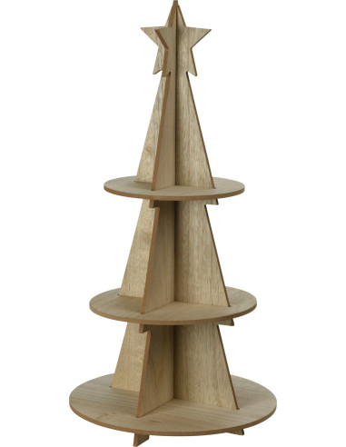 Display Christmas tree with shelves 29x6